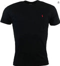 Polo Ralph Lauren Men's Custom Fit Crew Neck Short Sleeve T-Shirt, Black, S