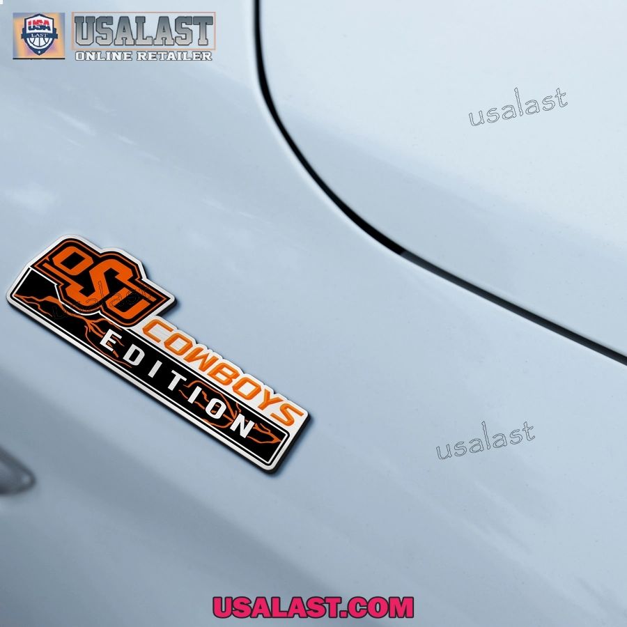 Oklahoma State Cowboys Edition 3D Car Badge Sticker