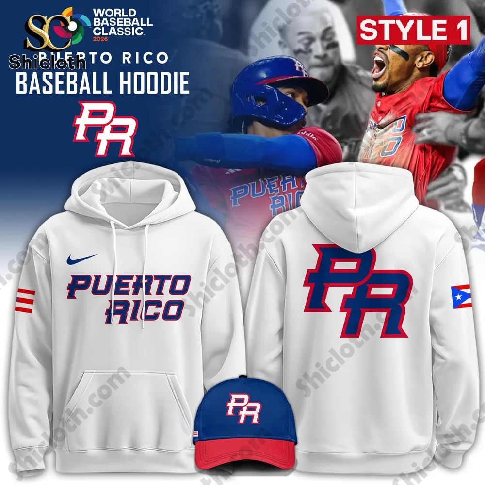 Puerto Rico Baseball 2026 World Baseball Classic Hoodie Limited Edition