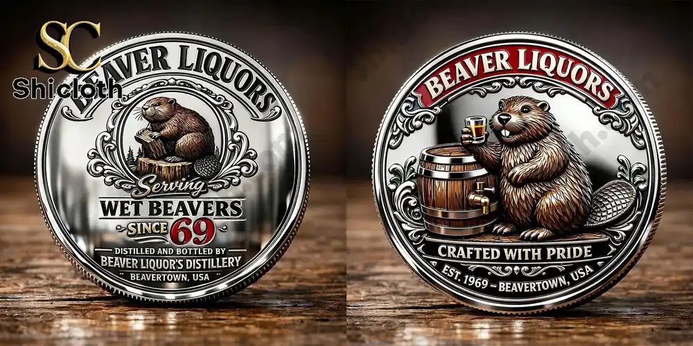 Funny Beaver Liquor Distillery Commemorative Coin