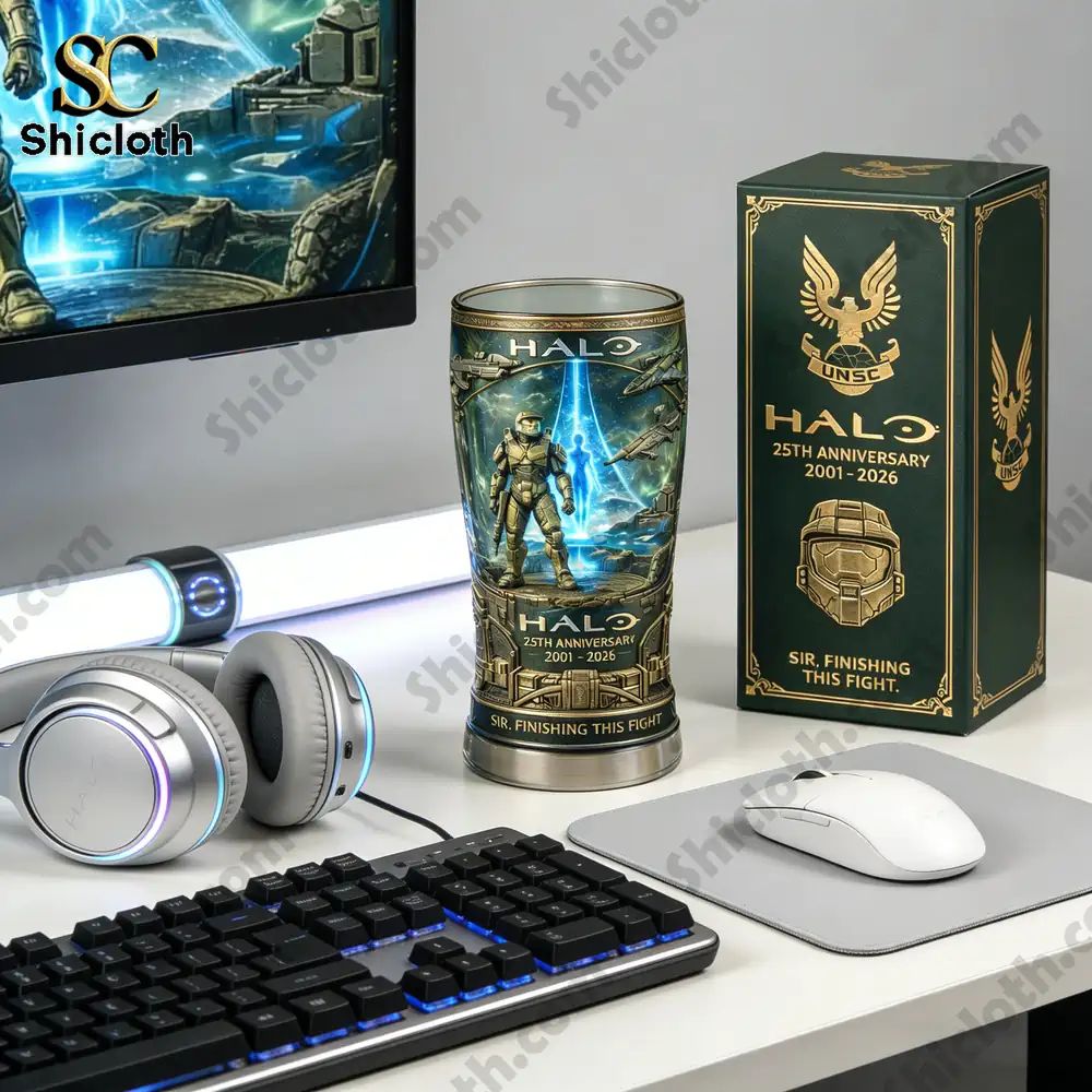 HALO 25th Anniversary Combat Evolved Legacy Edition Beer Glass