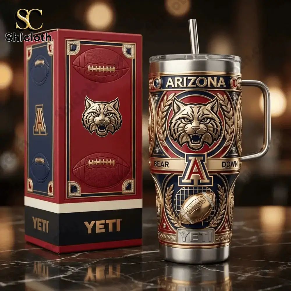Arizona Wildcats Bear Down Yeti Tumbler