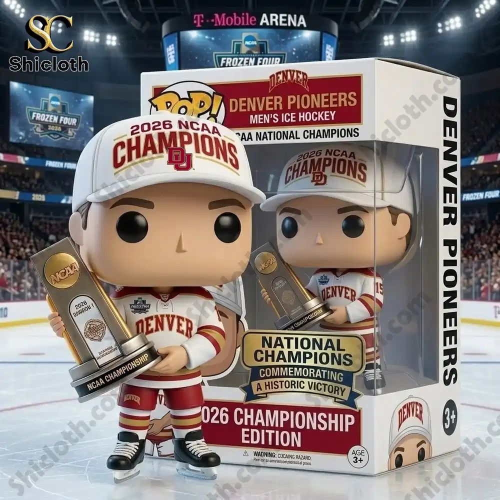 Denver Pioneers 2026 NCAA Men?s Ice Hockey Champions Commemorative Pop