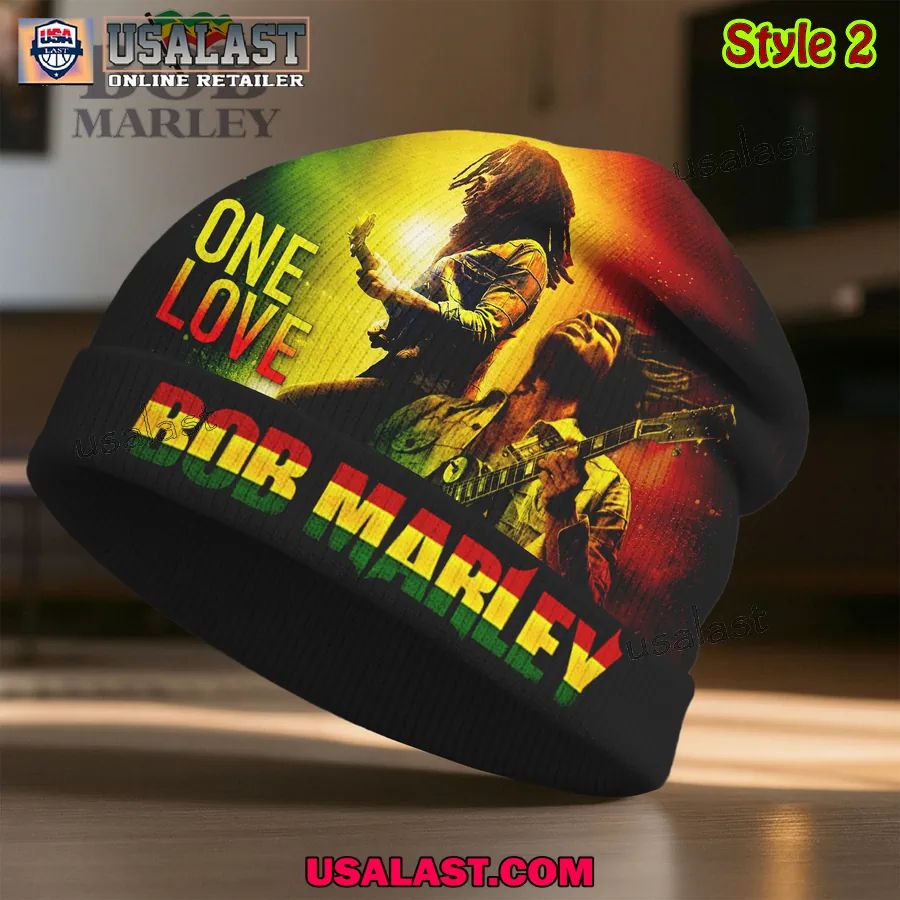 Bob Marley One Love Beanie Hat