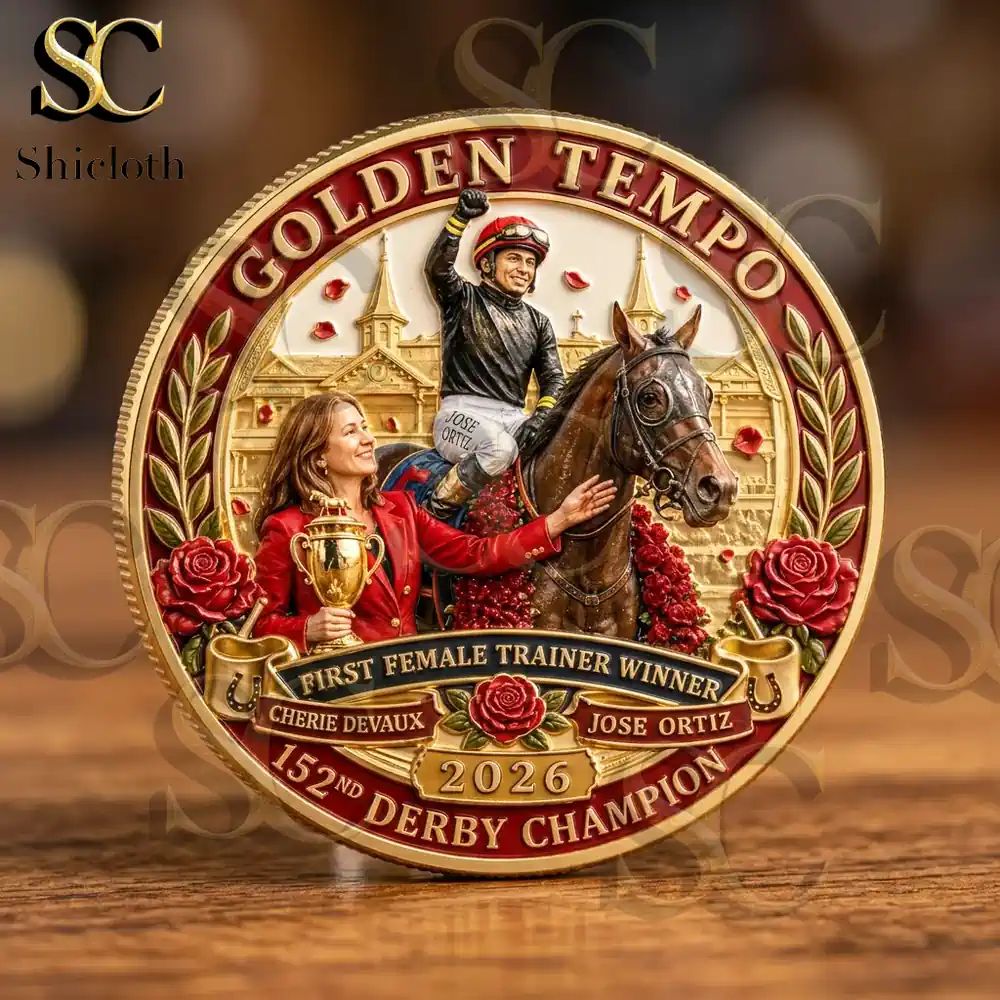 Golden Tempo’s Glory The 152nd Kentucky Derby Champion Commemorative Coin