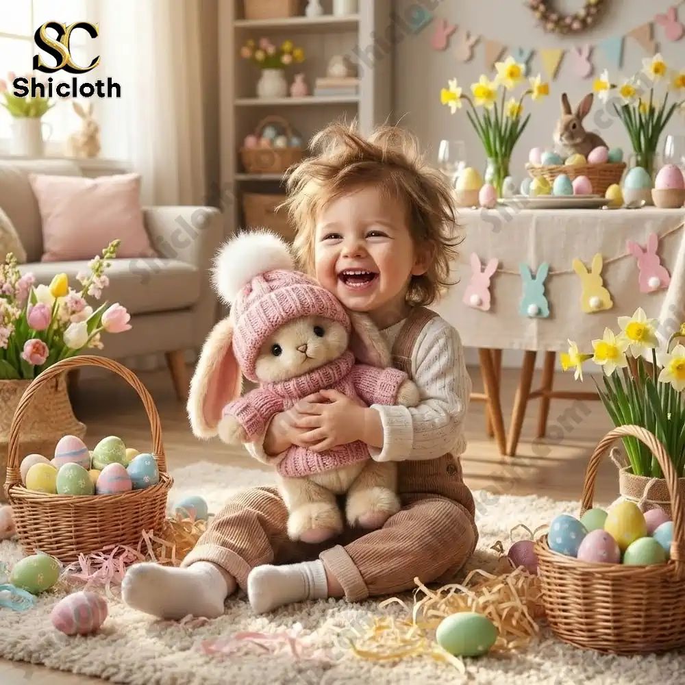 Easter Gift Cute Bunny Huggable Doll