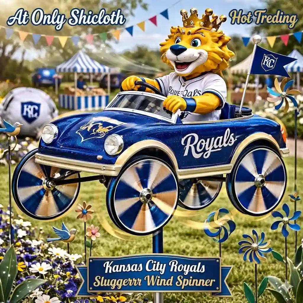 Kansas City Royals Sluggerrr Wind Spinner