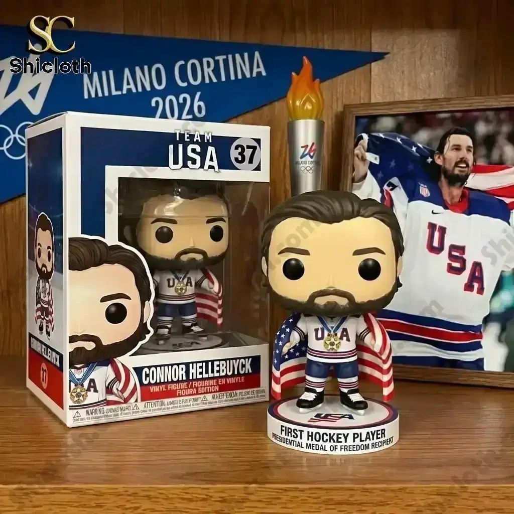 Team Usa Hockey XXV Winter Olympic Gold Pop! Figure Dolls