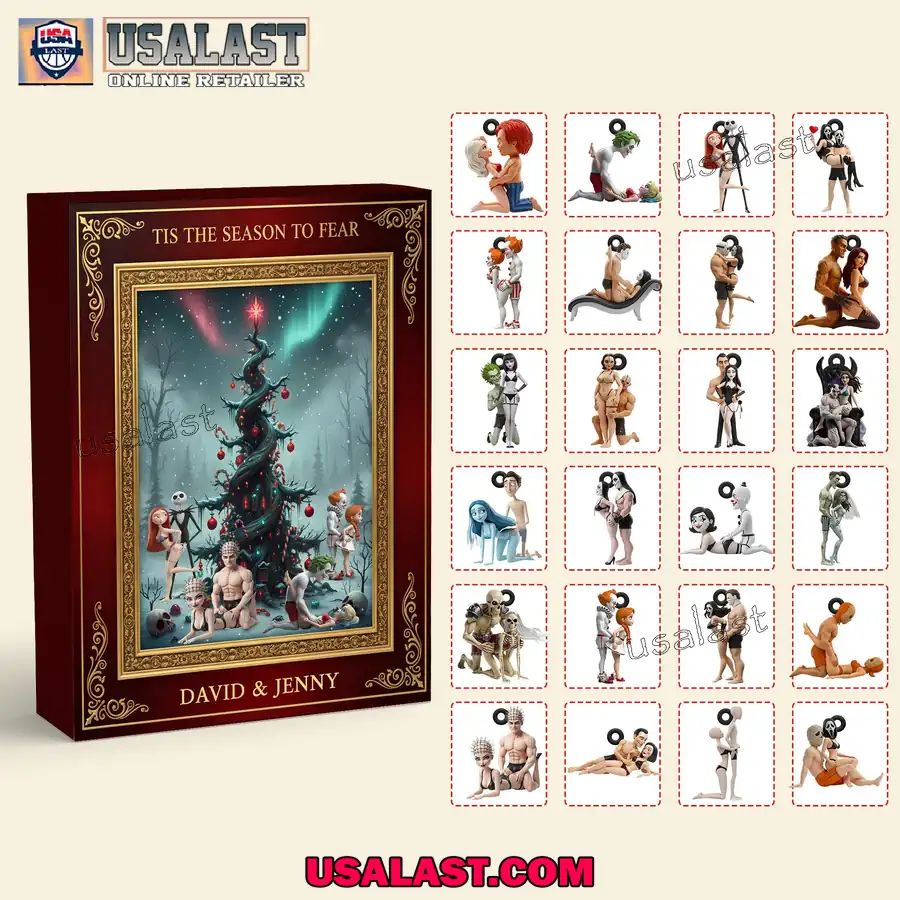 Personalized Spooky Love Christmas Advent Calendar
