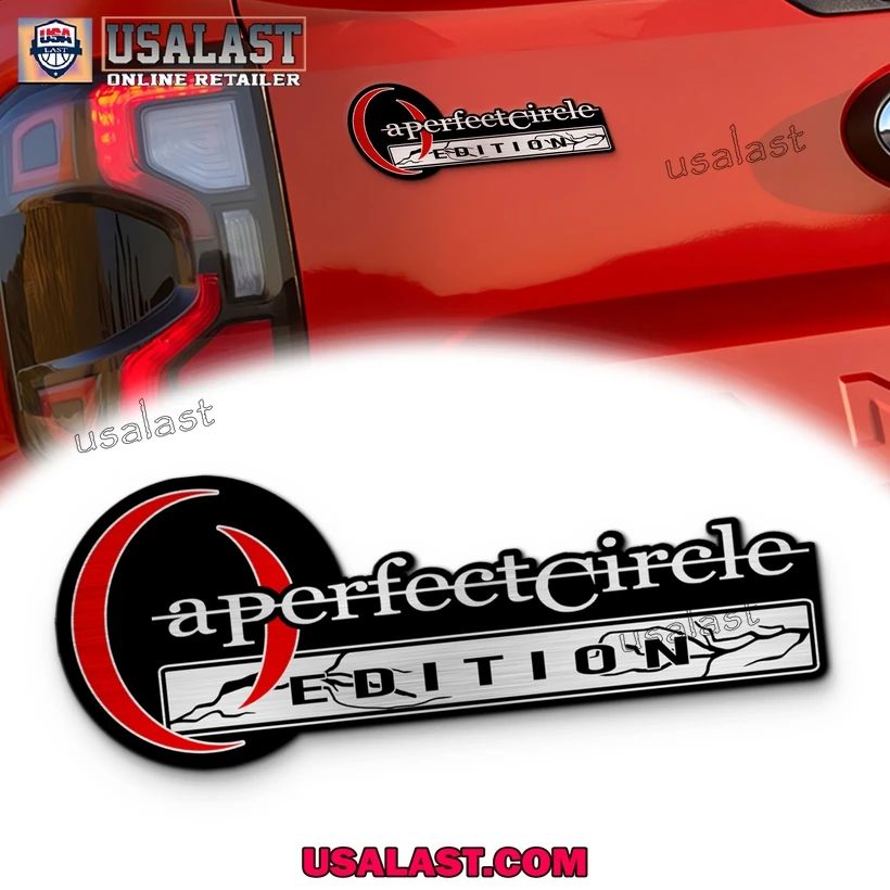 A Perfect Circle Rock Edition 3D Engraved Car Emblem Sticker