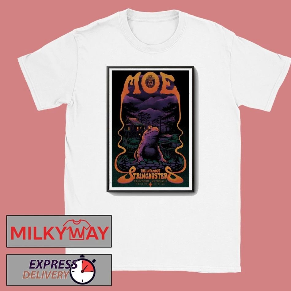Moe Oct 31 & November 1, 2025 Concert The Joy Theater shirt