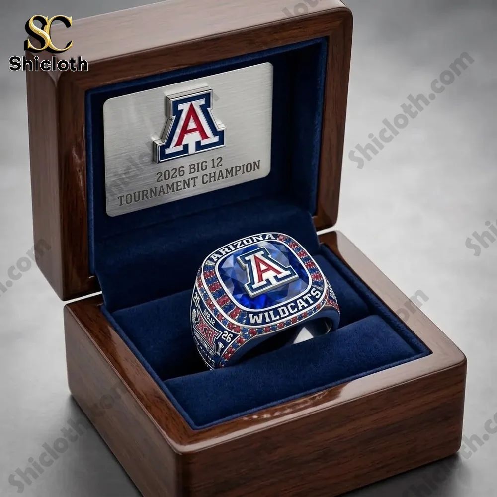Arizona Wildcats 2026 Big 12 Tournament Champion Championship Ring