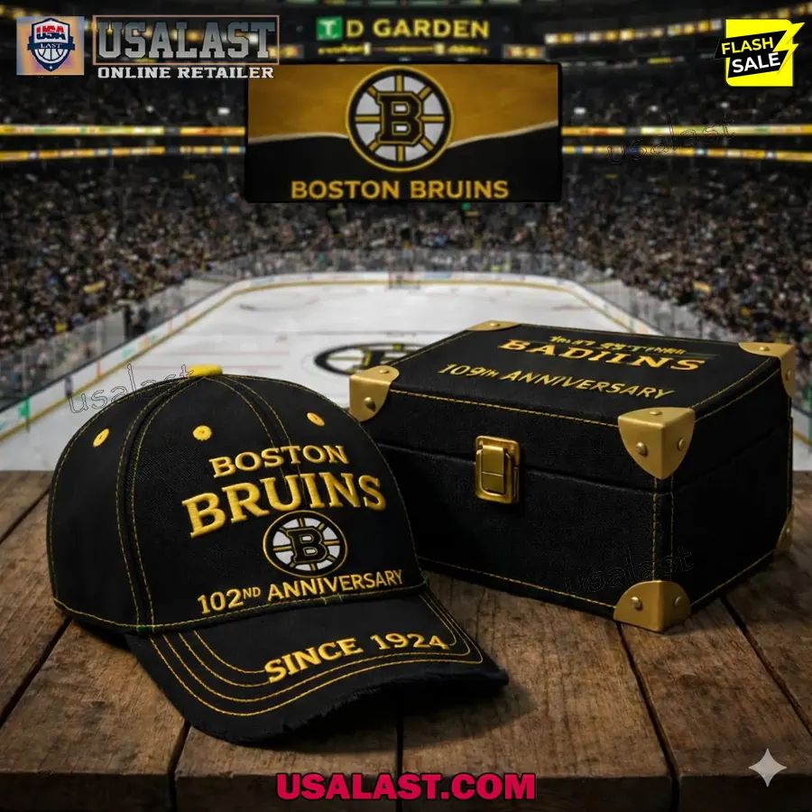 Boston Bruins 102nd Anniversary 1924-2026 Classic Cap