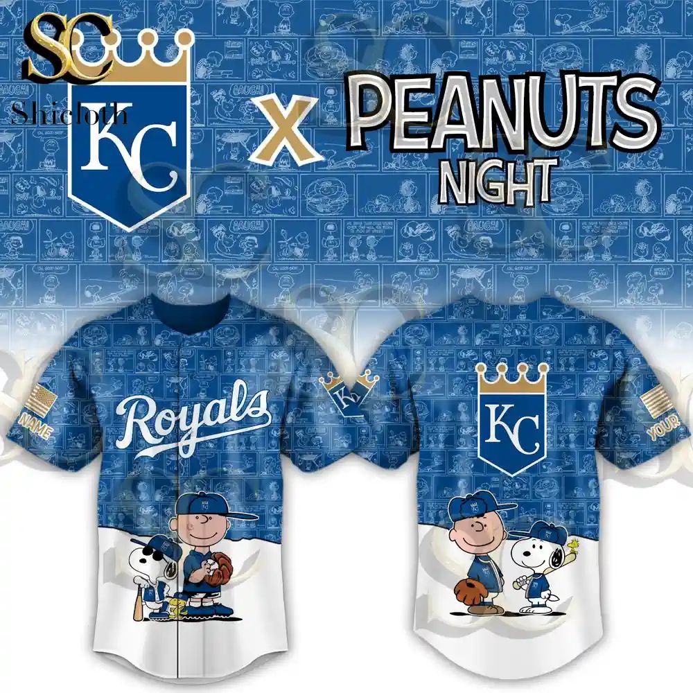 Kansas City Royals Baseball x Peanuts Special Edition Baseball 2026 Jersey