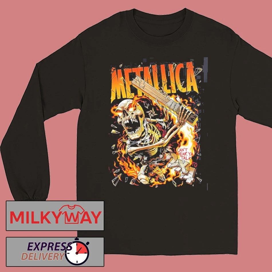 Metallica Load I Can’t Hear Ya Talk To 2 X 4 Art By Andrew Cremeans Load Series T-Shirt