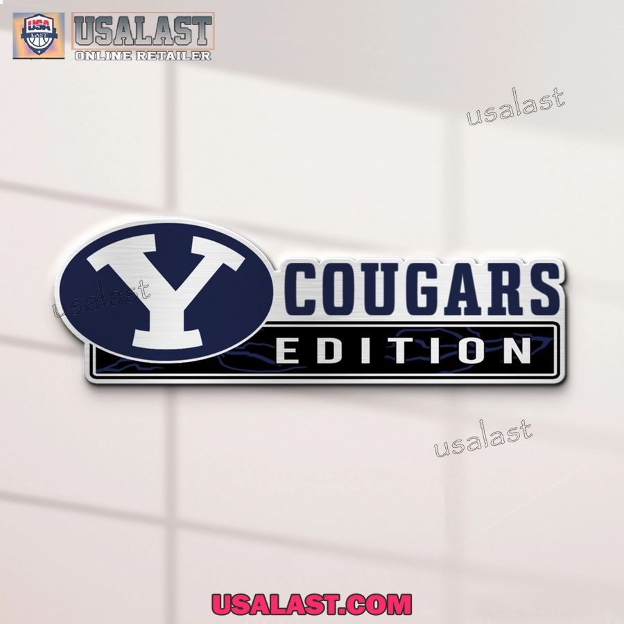 BYU Cougars Edition 3D Car Emblem Badge