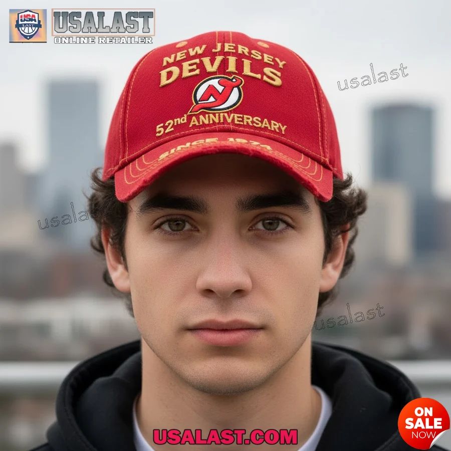 New Jersey Devils 52nd Anniversary 1974-2026 Classic Cap