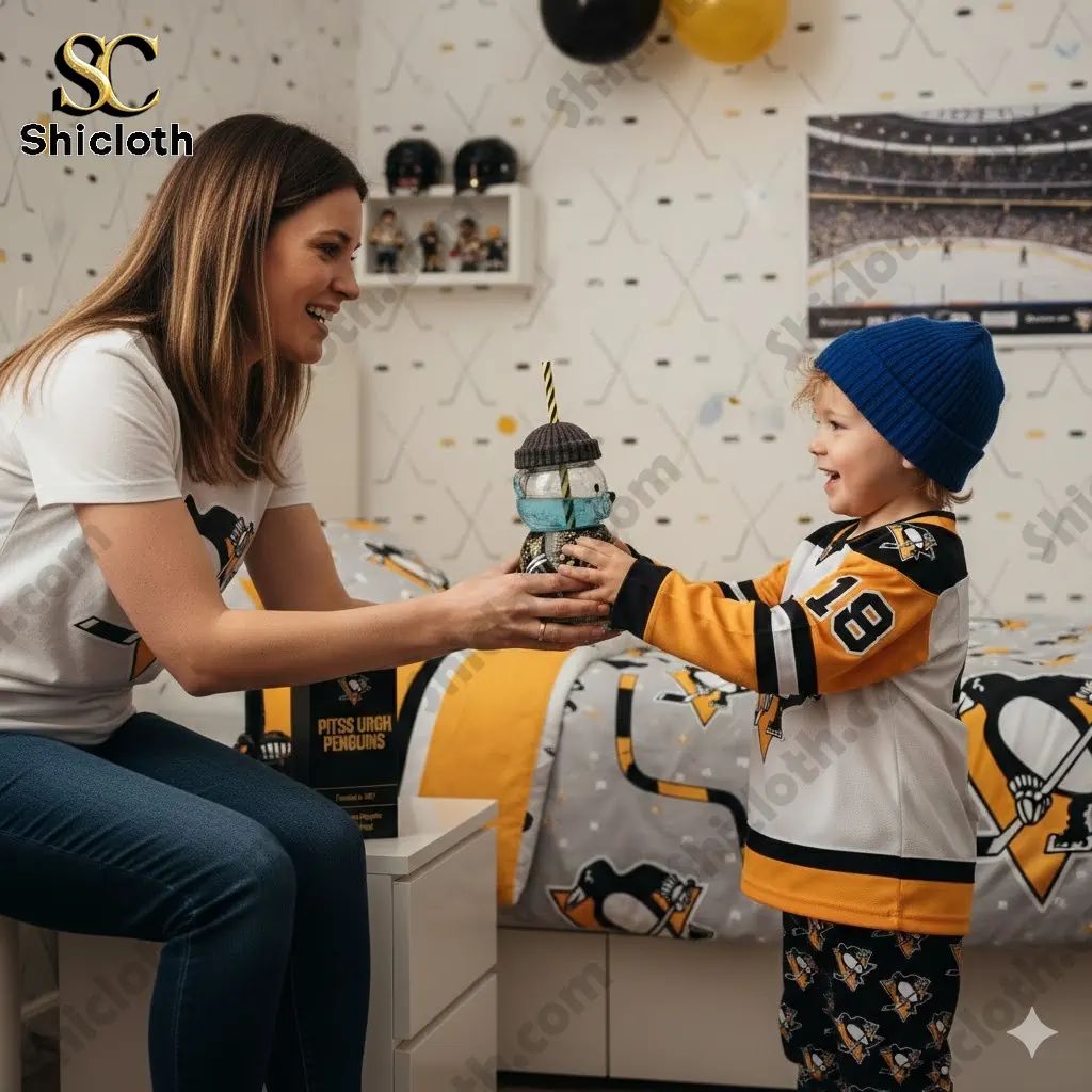 Pittsburgh Penguins 59th Anniversary Bear Bottle – Limited Edition (1967-2026)