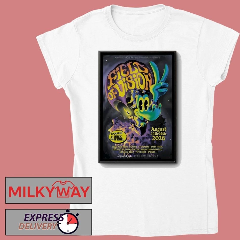 King Gizzard And The Lizard Wizard 8 14-8 16 2026 Meadow Creek in Buena Vista CO Poster shirt