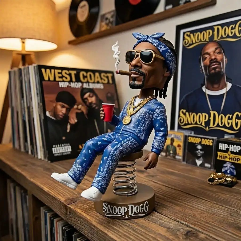 The Snoop Dogg Car Dashboard Bobblehead