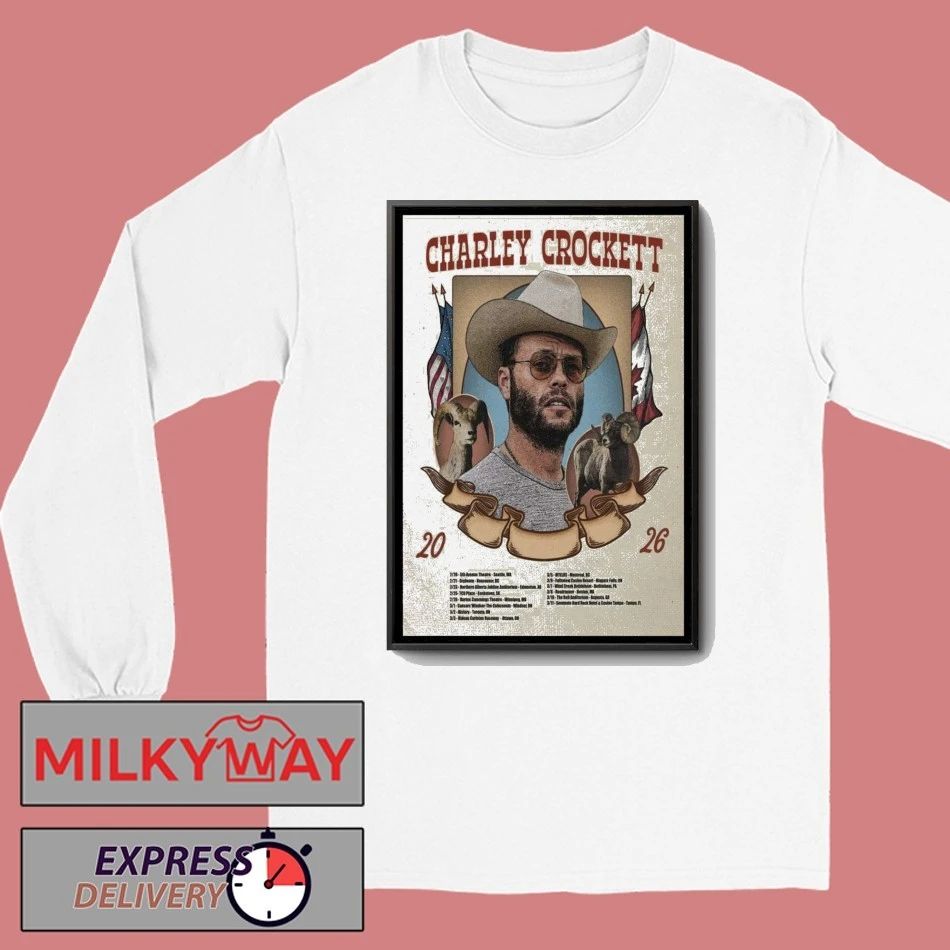 Charley Crockett 2026 Tour Poster shirt