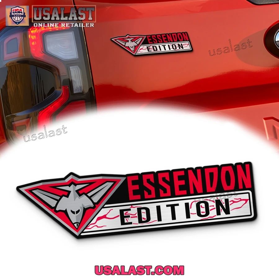 Essendon Bombers Edition Custom 3D Car Badge Sticker