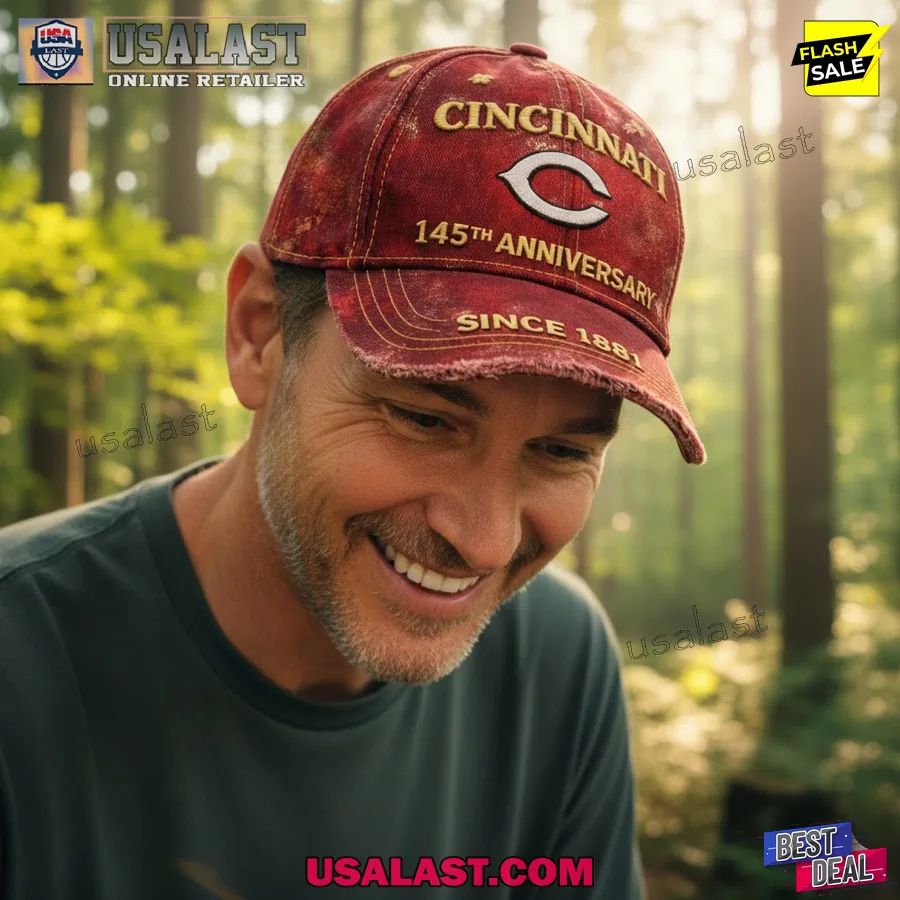 Cincinnati Reds 145th Anniversary 1881-2026 Classic Cap