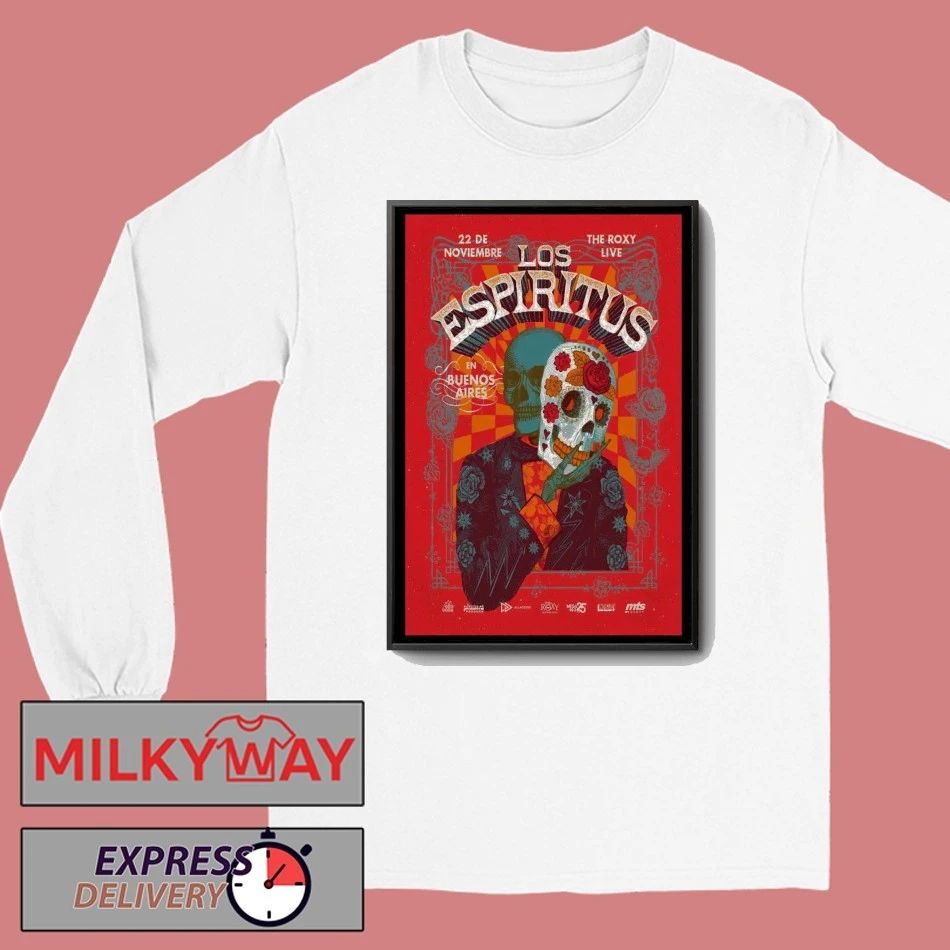 Los Espíritus 22 De Noviembre The Roxy Tour Poster shirt