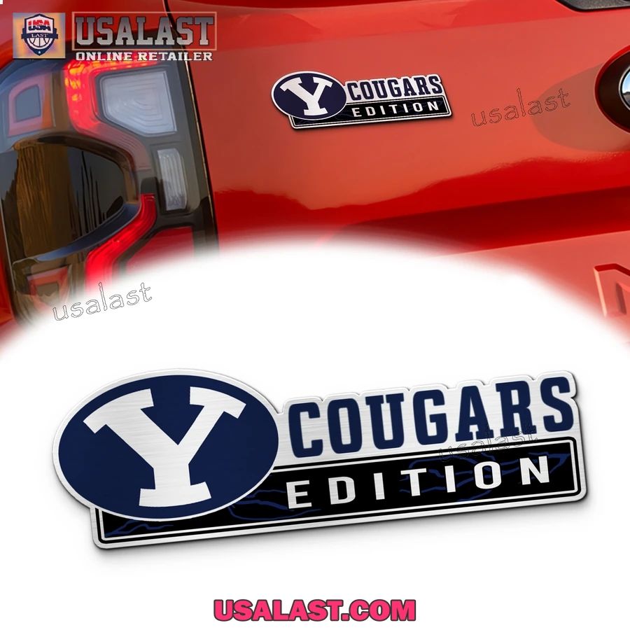 BYU Cougars Edition 3D Car Emblem Badge