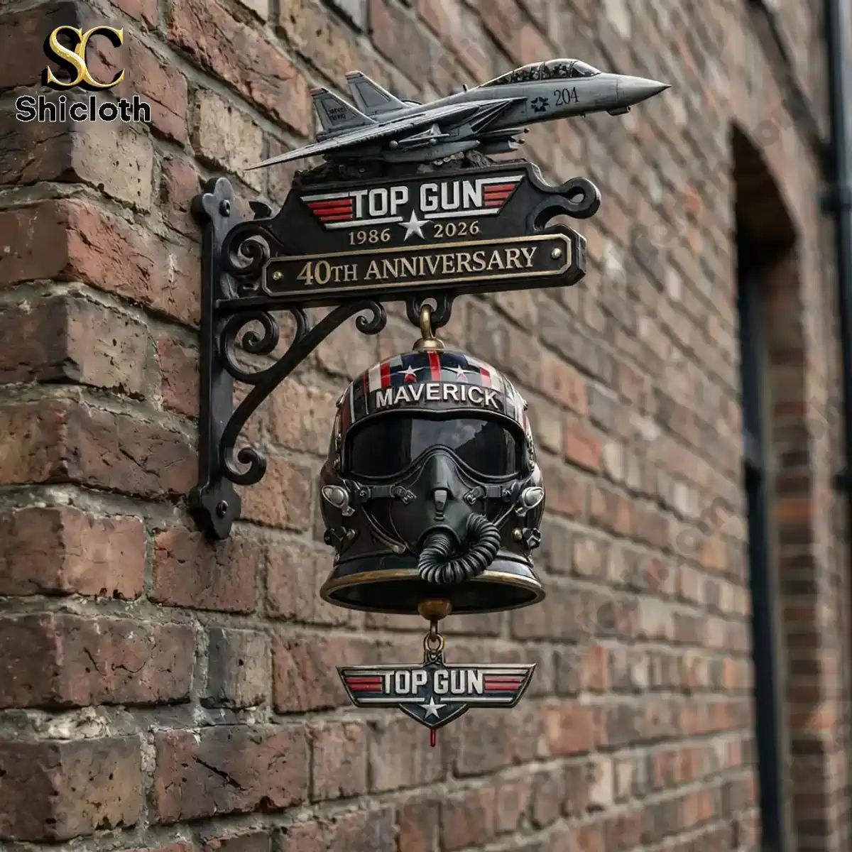 Gun 40th Anniversary Wall Bell