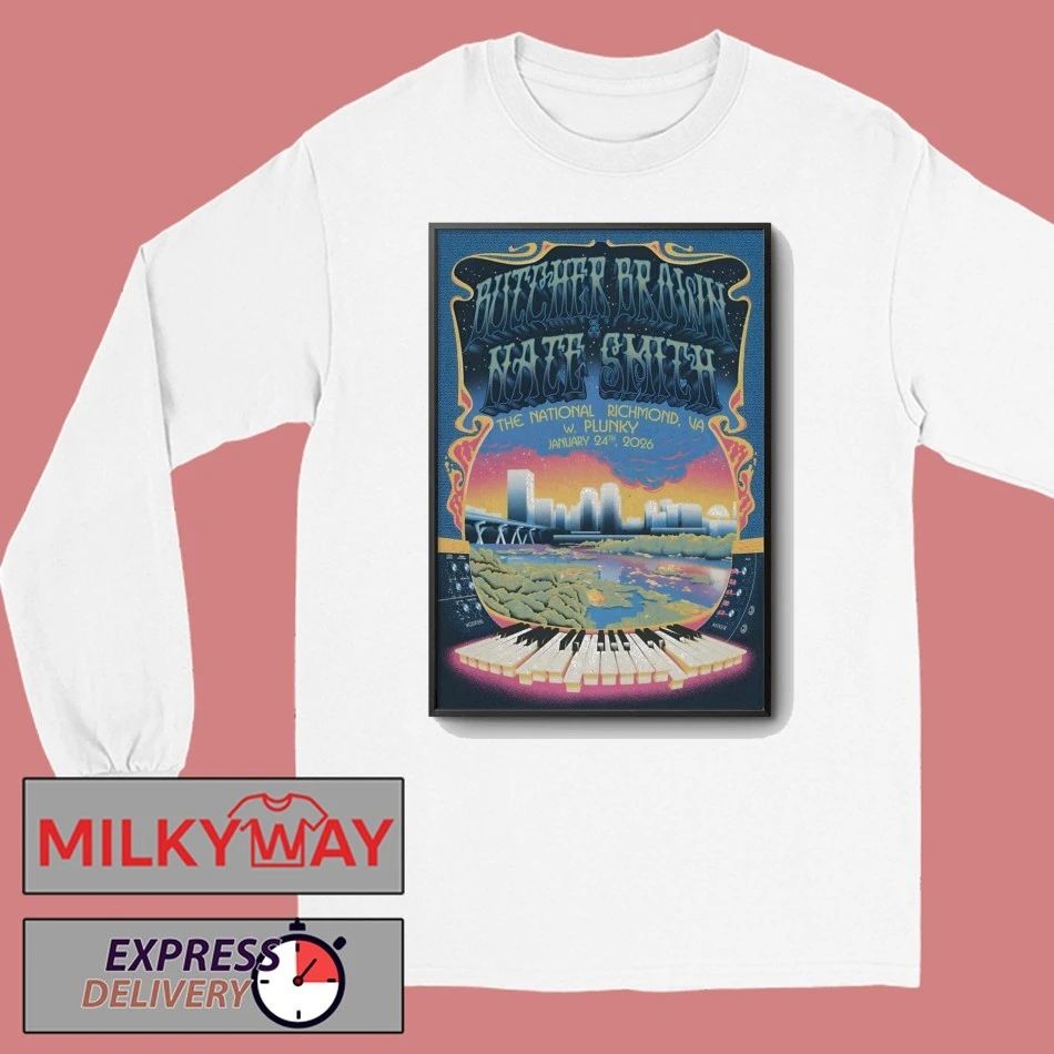 Butlher Brown And Nate Smith Jan 24 2026 The National In Richmond VA Poster shirt
