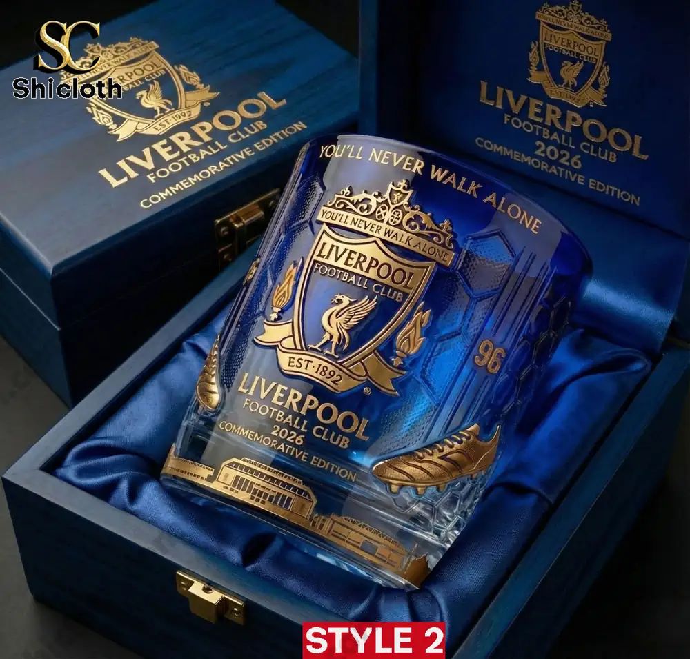 Liverpool Football Club 2026 Commemorative Whiskey Glass