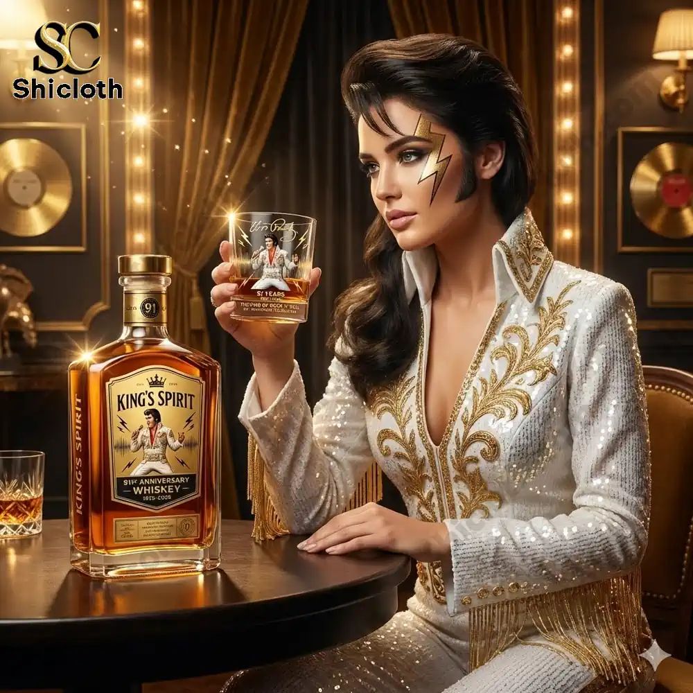 Elvis Presley 91st Anniversary Whisky Glass