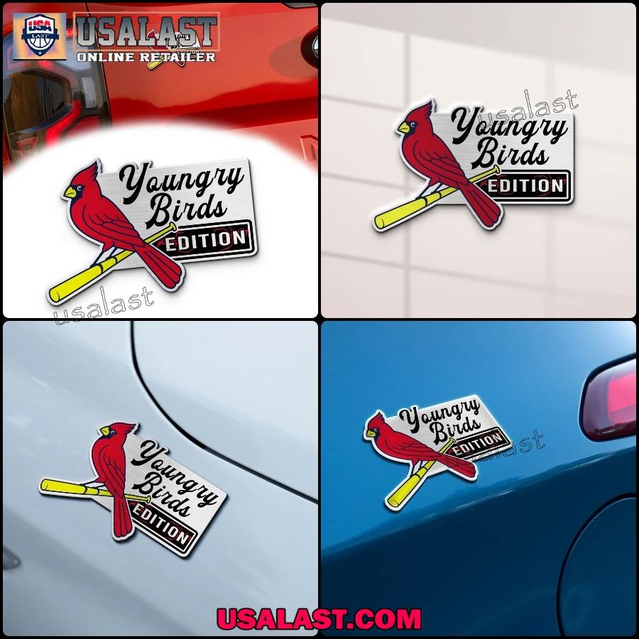 St. Louis Cardinals Edition Engraved Car Name Badge