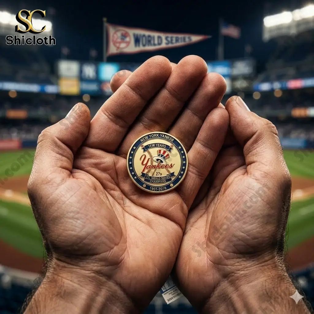 New York Yankees 125th Anniversary 27x World Series Champions Commemorative Coin