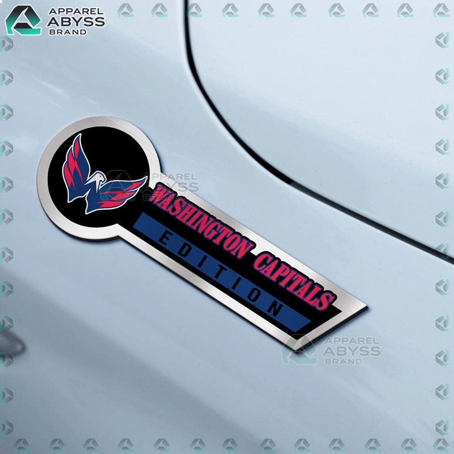 Washington Capitals Edition 3D Engraved Car Name Emblem