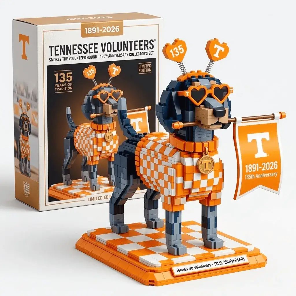 Tennessee Volunteers 135th Anniversary Commemorative Building Block Set