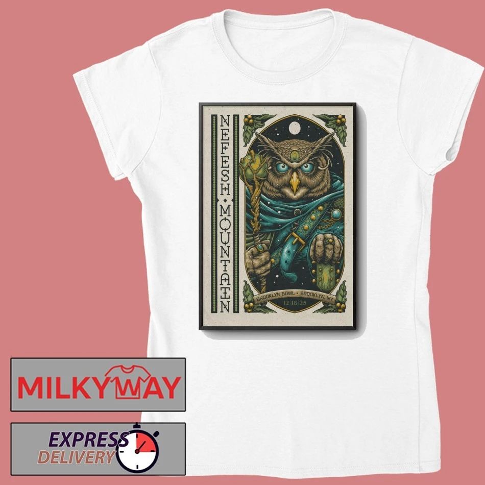 Nefesh Mountain 12.18.2025 Brooklyn Bowl in Brooklyn NY Poster shirt