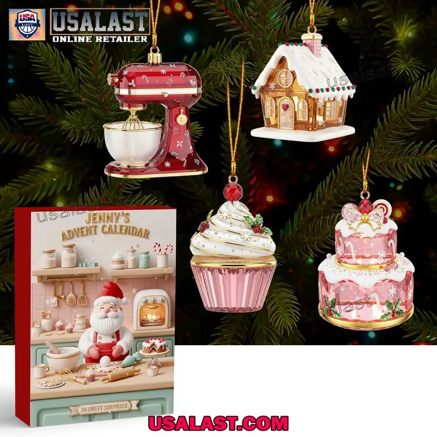 Personalized Baking Advent Calendar Christmas Gift Box