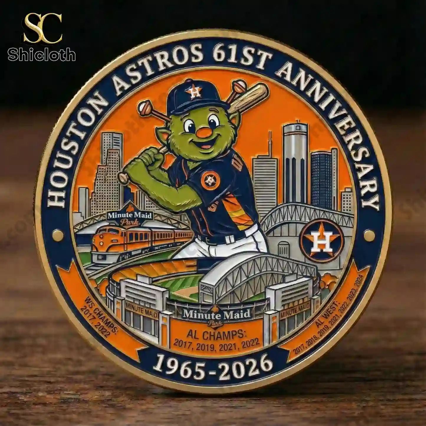 Houston Astros 61st Anniversary Commemorative Coin (1965-2026)