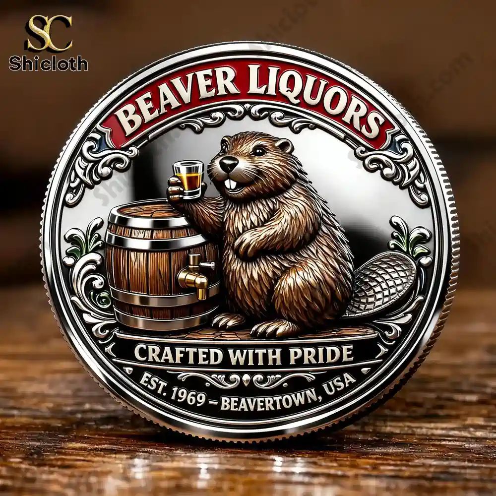 Funny Beaver Liquor Distillery Commemorative Coin