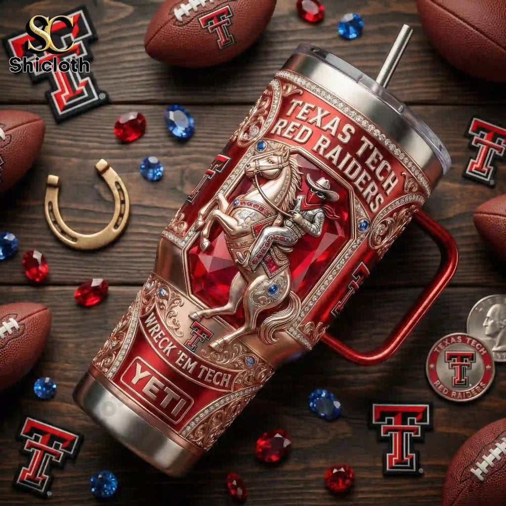 Texas Tech Red Raiders YETI Tumbler with Handle