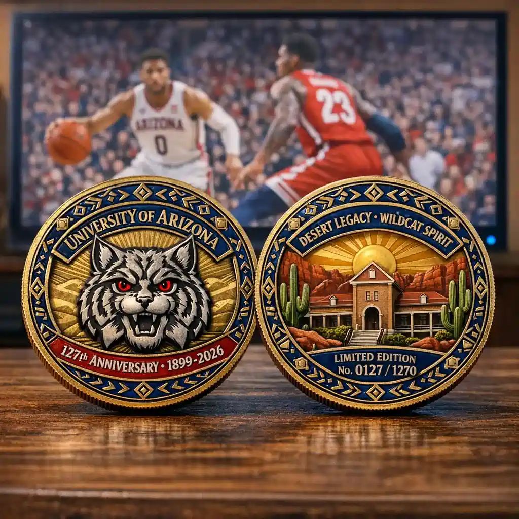 University of Arizona Wildcats 127th Anniversary Challenge Coin