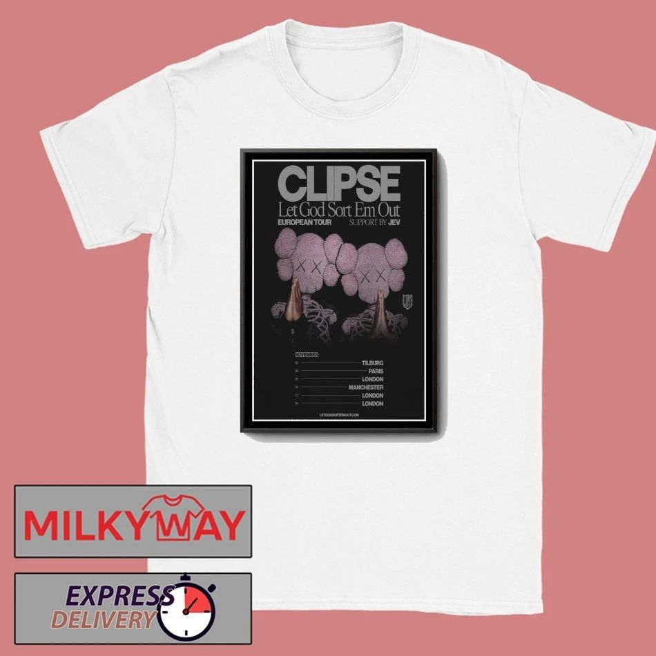 Clipse European Tour Nov 2025 Poster shirt
