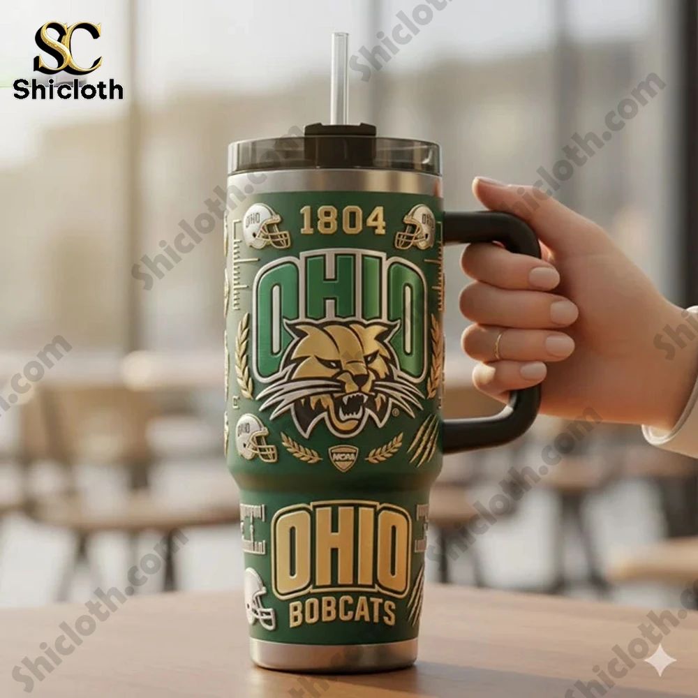 Ohio Bobcats 222th Anniversary 1804-2026 Tumbler Cup