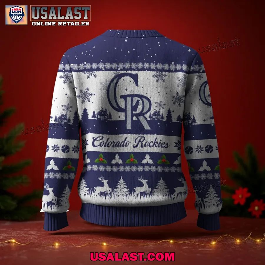 Colorado Rockies Ugly Christmas Sweater Jumper