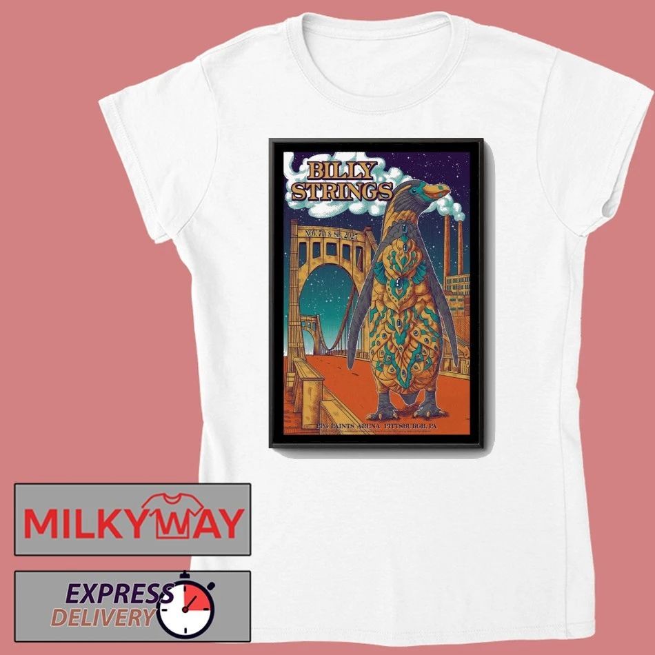 Poster Billy Strings Show Pittsburgh, PA 2025 November 7 + 8 shirt