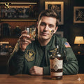 Helldivers Managed Democracy 11th Anniversary Whiskey Glass