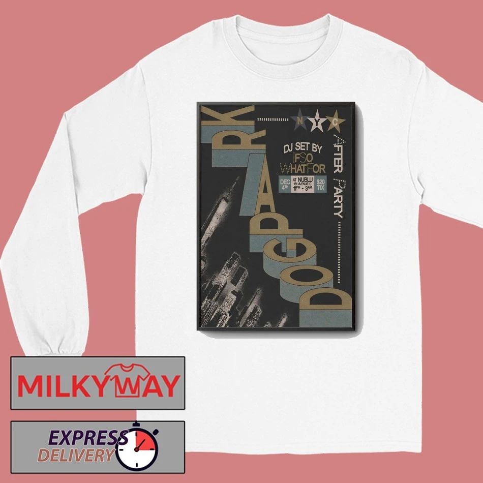 Dogpark Dec 4 2025 Irving Plaza In New York NY Poster shirt