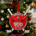 Alex Ovechkin’s 900th Career Goal Christmas Ornament